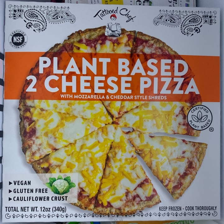 photo of Tattooed Chef Plant Based 2 cheese pizza shared by @allhess on  12 Apr 2023 - review