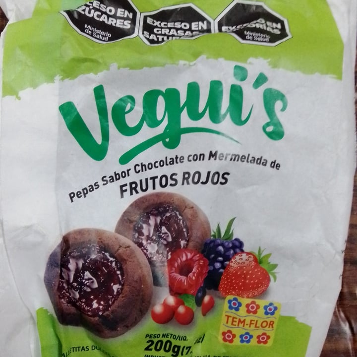 photo of vegui's Pepas (sabor chocolate con frutos rojos) shared by @xniox on  01 Jul 2023 - review