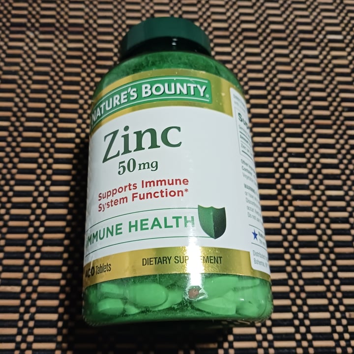 Nature's Bounty Zinc 50mg Review abillion