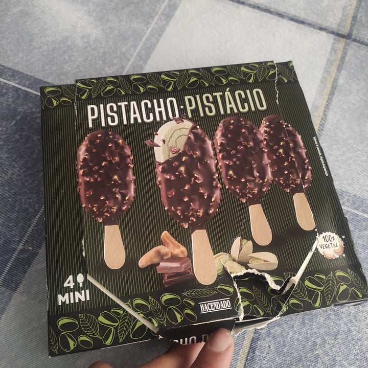 photo of Hacendado Mini Helados de Pistacho shared by @cusquisquis on  12 Aug 2023 - review