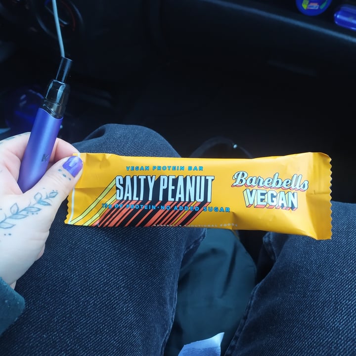 photo of Barebells Vegan Salty Peanut Protein Bar shared by @seitanist on  31 Jan 2023 - review