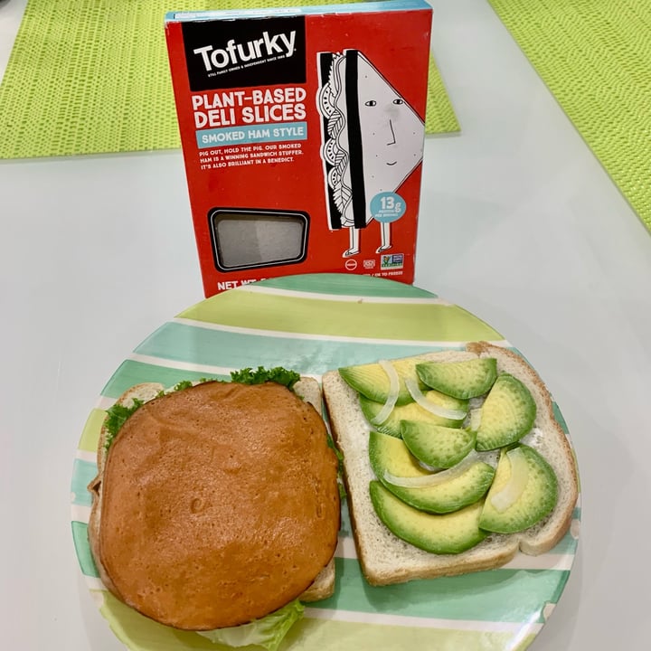 photo of Tofurky Plant-based Deli Slices Smoked Ham Style shared by @nancy on  19 Jul 2023 - review