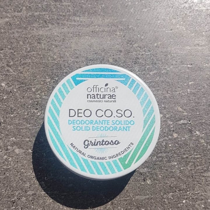 photo of Officina naturae Deo Co.So. Deodorante Solido Grintoso shared by @angieliberatutti on  25 May 2023 - review