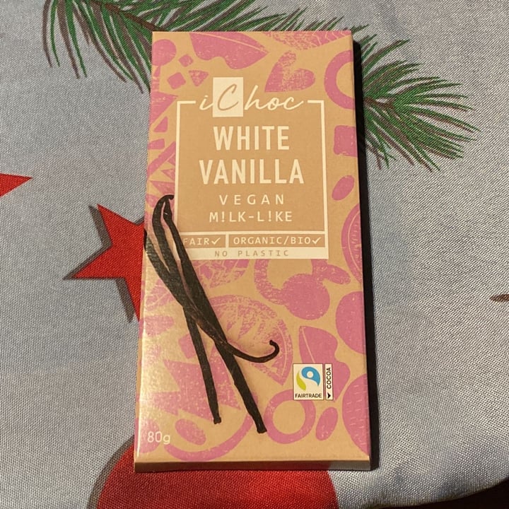 photo of iChoc White Vanilla shared by @kevinvegancoach on  07 Feb 2023 - review