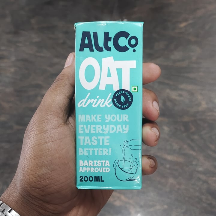 photo of Altco. Oat drink shared by @keerthan20 on  16 Jan 2023 - review