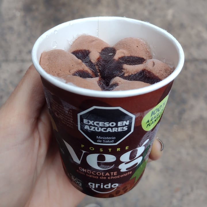 photo of Grido postre veg chocolate con salsa de chocolate shared by @florcuicci on  01 Jul 2023 - review