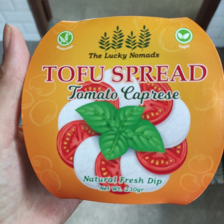 photo of The Lucky Nomads Tofu Spread Tomato Caprese shared by @stefietokee on  30 Apr 2023 - review