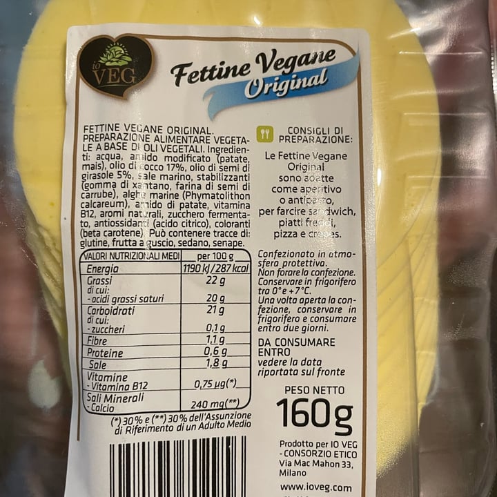 photo of ioVEG Fettine vegane Original shared by @lucykyra on  11 Mar 2023 - review