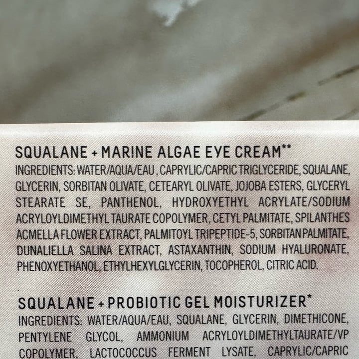 photo of Biossance Squalane + marine algae eye cream shared by @berryveganplanet on  13 Jan 2023 - review