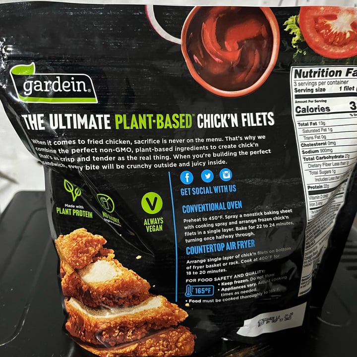 photo of Gardein Gardein Ultimate Chic'n Filets shared by @oshmorethstorm on  31 Jan 2023 - review
