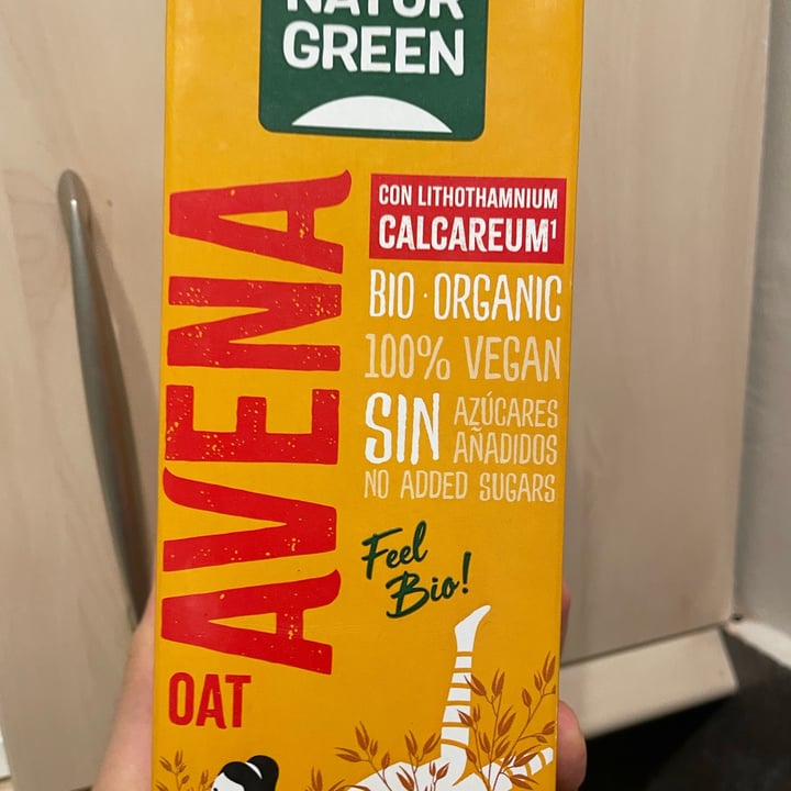 photo of NATUR GREEN Leche de Avena Calcium shared by @lucaseggi on  22 Jan 2023 - review