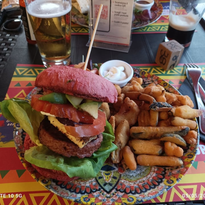 photo of Seventh Mexican Restaurant Vegan Burger shared by @claura on  05 May 2023 - review