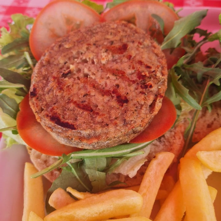 photo of Pizzería Sarabanda Burger Vegetal shared by @vegjon on  20 Jan 2023 - review