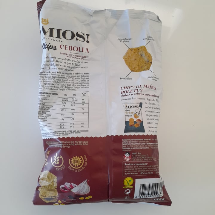photo of Mios Chips De Maíz & Cebolla shared by @danielgl on  02 Apr 2023 - review
