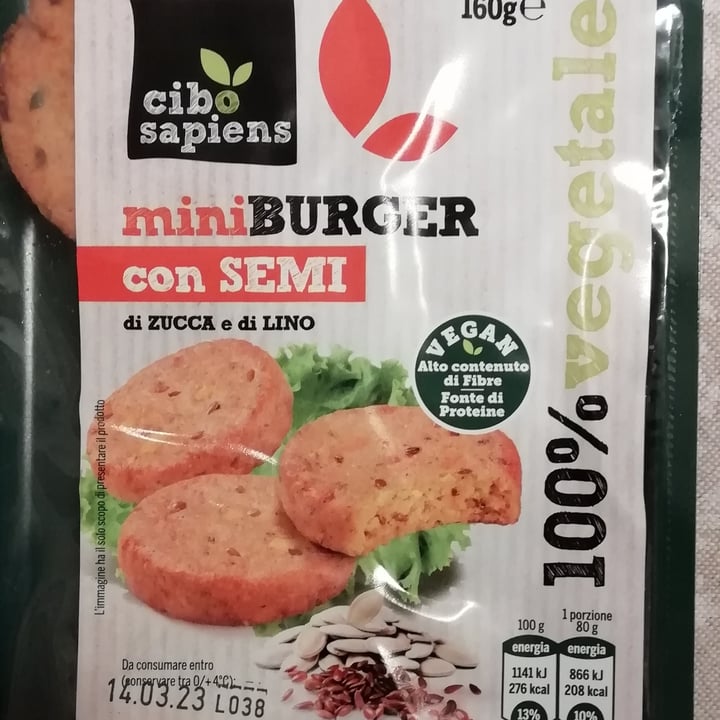photo of Cibo Sapiens Mini burger ai semi shared by @fantinellimarina on  26 Feb 2023 - review