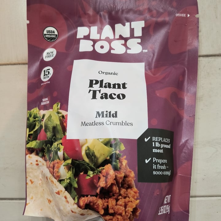 photo of Plant Boss Organic Plant Taco shared by @mynameislisa on  02 Mar 2023 - review