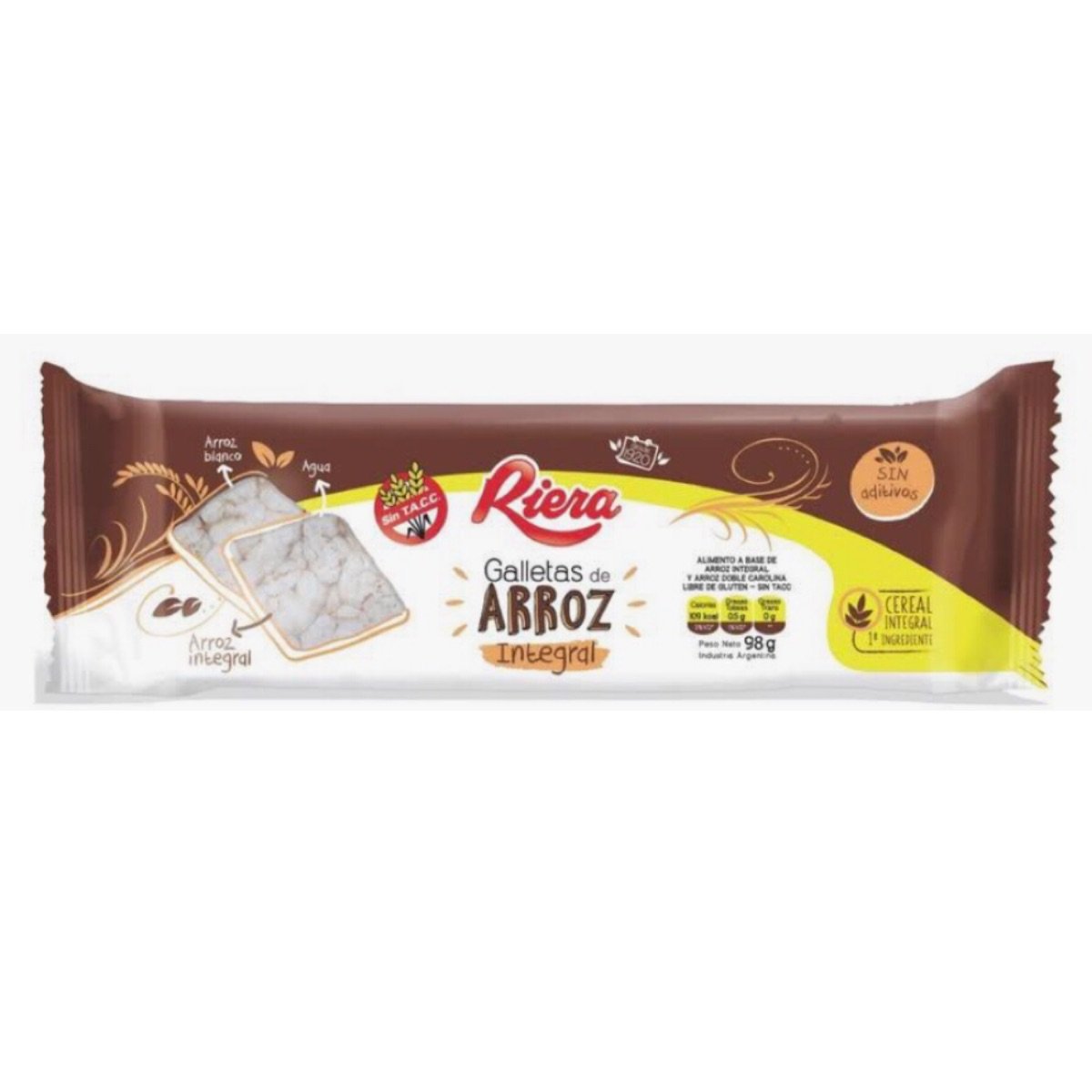 Galletas de Arroz Integral from Riera - Vegan Product Reviews & Ratings ...