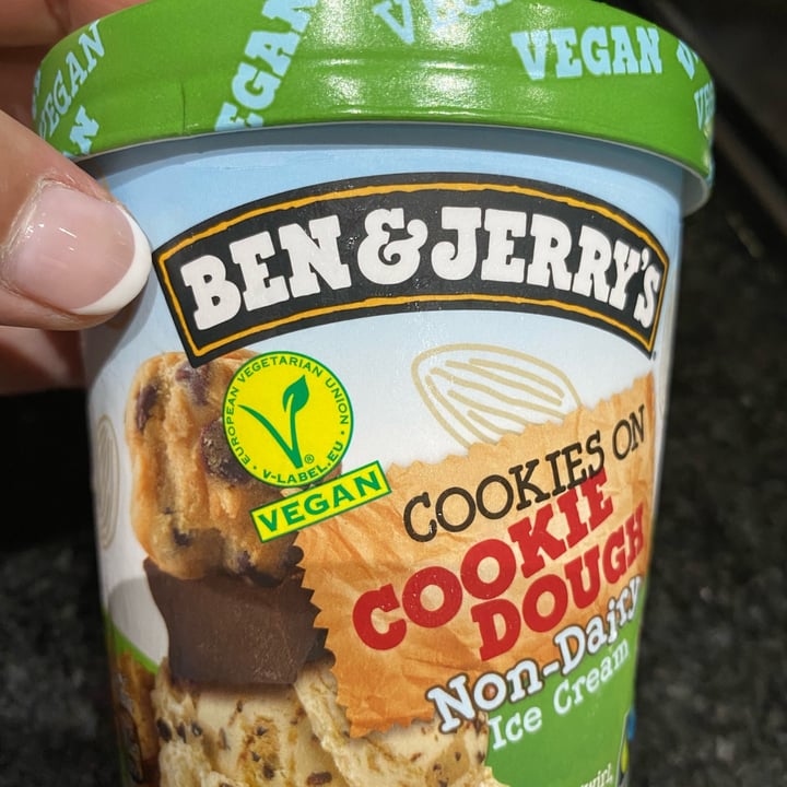 photo of Ben & Jerry's chocolate chip cookie dough non dairy shared by @zitchy on  18 Jun 2023 - review
