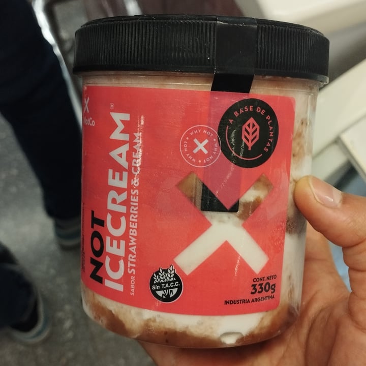 photo of NotCo Not Ice Cream Strawberry Cream shared by @rocatac on  16 Feb 2023 - review