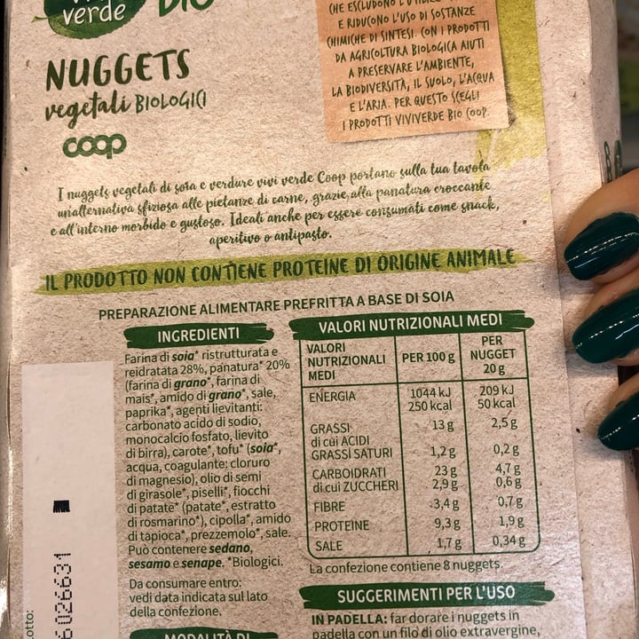 photo of Viviverde bio Nuggets vegetali shared by @seitansistah on  15 Mar 2023 - review
