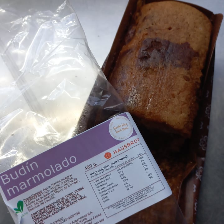 photo of Hausbrot budín marmolado shared by @valentinao on  16 Jun 2023 - review