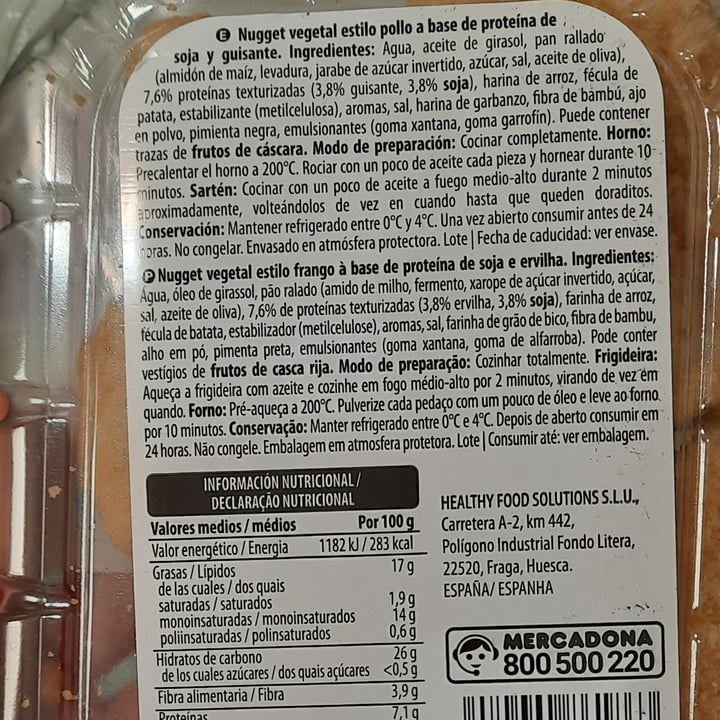 photo of Hacendado Nuggets shared by @silviavg on  17 Mar 2023 - review