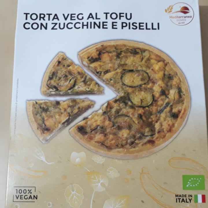 photo of Mediterranea BioVeg Torta Veg Al Tofu Con Zucchine E Piselli shared by @giovannieugenio on  04 Jan 2023 - review