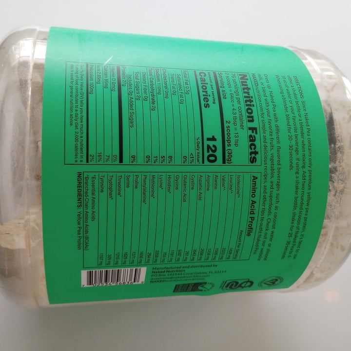 photo of Naked Nutrition Naked Pea Protein shared by @lechonxvx on  15 Jan 2023 - review