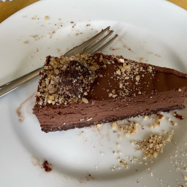 Photo of the dish “Cheesecake vegan al cioccolato”