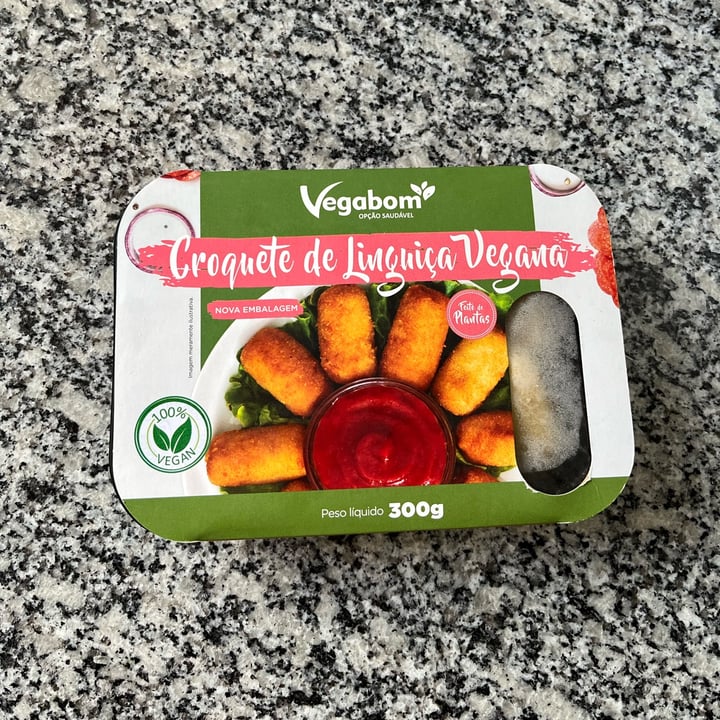 photo of Vegabom Croquete De Linguiça Vegana shared by @debhvt on  22 May 2023 - review