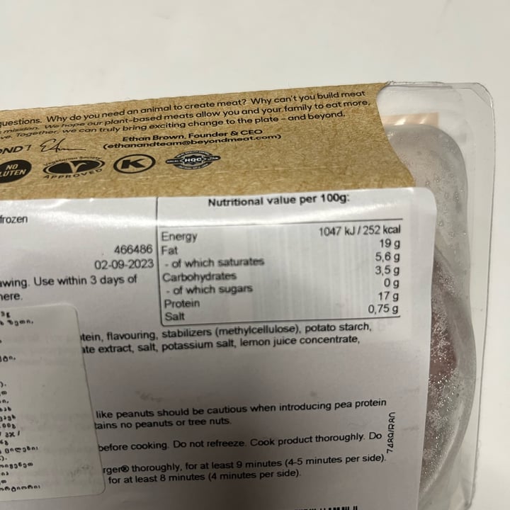 photo of Beyond Meat Beyond Burger Plant-Based Patties shared by @o0to on  12 Mar 2023 - review
