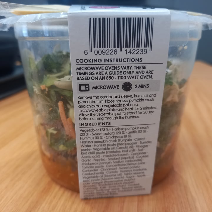 photo of Woolworths Food Harissa Pumpkin Crush & Chickpea Vegetable Pot shared by @colleenc on  17 Feb 2023 - review