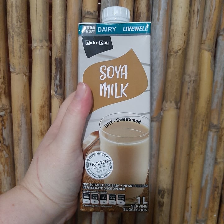 photo of Pick n Pay Livewell Soya Milk shared by @alexmassey on  07 Jun 2023 - review