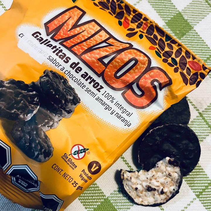 photo of Mizos Galletas De Arroz Cubierta De Chocolate Y Naranja shared by @paulinaleonm on  26 Mar 2023 - review