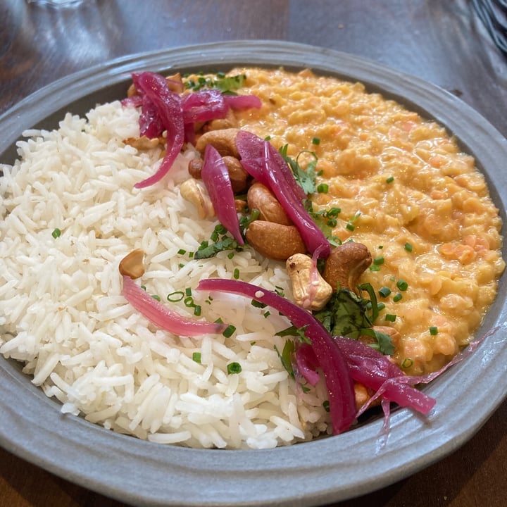photo of The Drunky Stork Social Club daal lentilles corail shared by @saracofa on  09 May 2023 - review