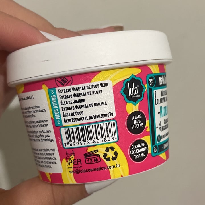 photo of Lola Cosmetics Be(m)dita Ghee Hidratação shared by @feferreiras on  19 May 2023 - review