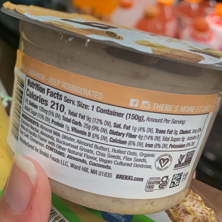 photo of Brekki Brekki Vanilla Cinnamon Overnight Oats shared by @crazymoni5 on  21 Mar 2023 - review