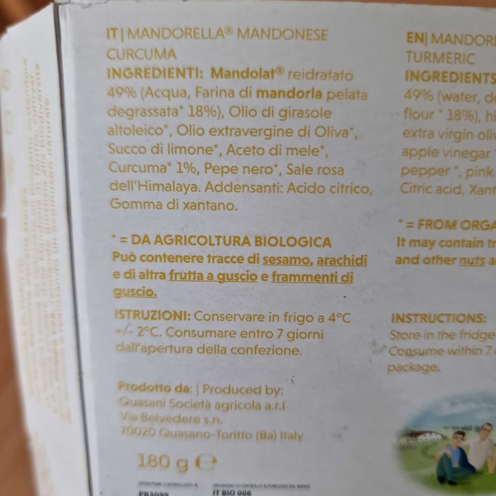 photo of La fattoria della mandorla mandonese alla curcuma shared by @astrid2017 on  05 Aug 2023 - review
