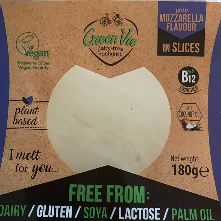 photo of GreenVie Foods Green Vie Mozzarella Vegan Cheese shared by @erikaberry on  10 Jul 2023 - review