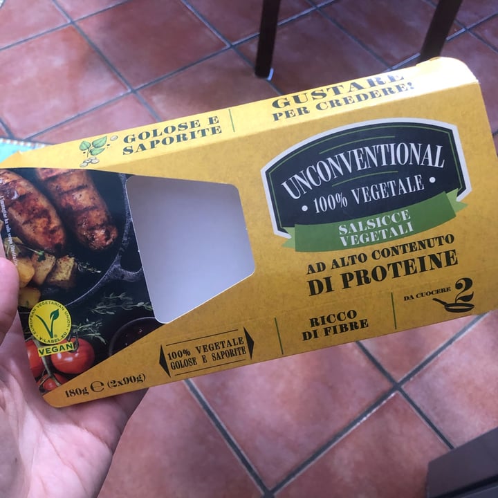 photo of Unconventional Salsicce Vegetali - Sausages shared by @mariannasofianos on  07 Aug 2023 - review