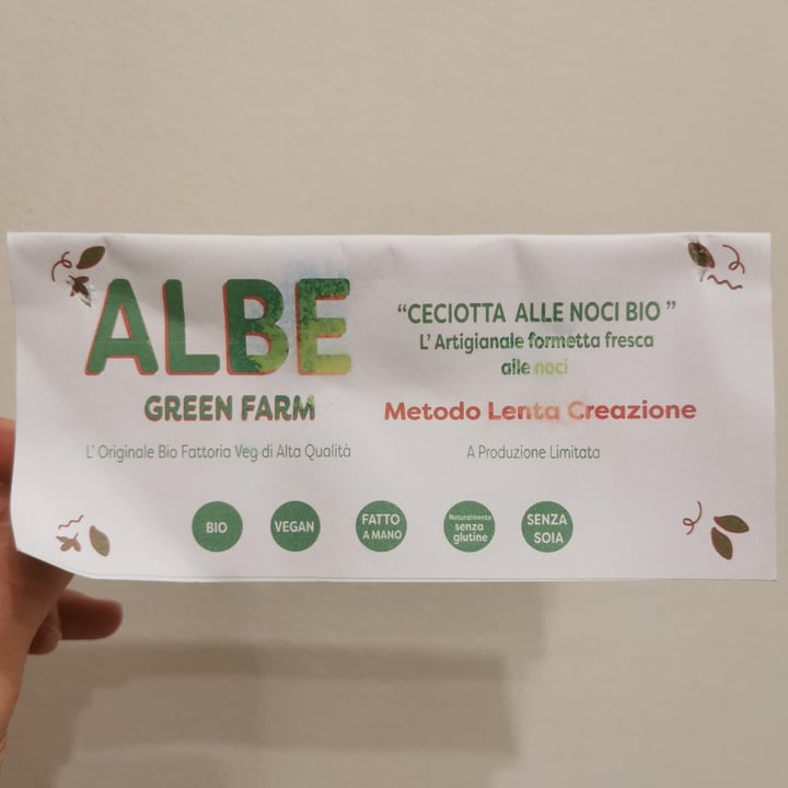 photo of albe green farm Ceciotta alle noci bio shared by @posataverde on  26 May 2023 - review