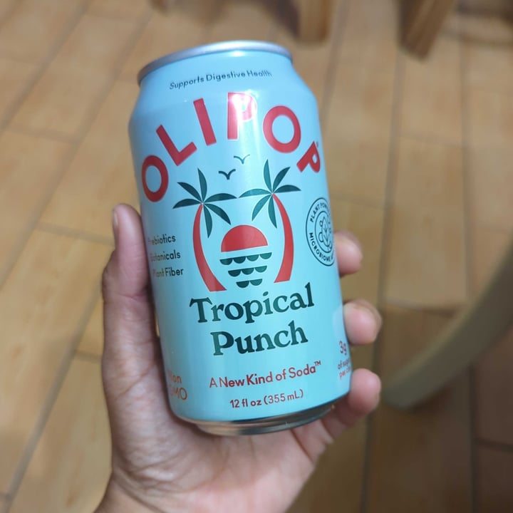 photo of OLIPOP Tropical Punch Sparkling Tonic shared by @acyclingmom on  29 Jul 2023 - review