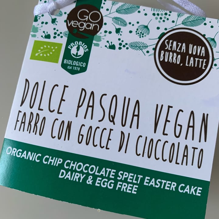 photo of Probios Dolce Pasqua vegan Farro con Gocce di Cioccolato shared by @mariafrancesca on  18 Apr 2023 - review