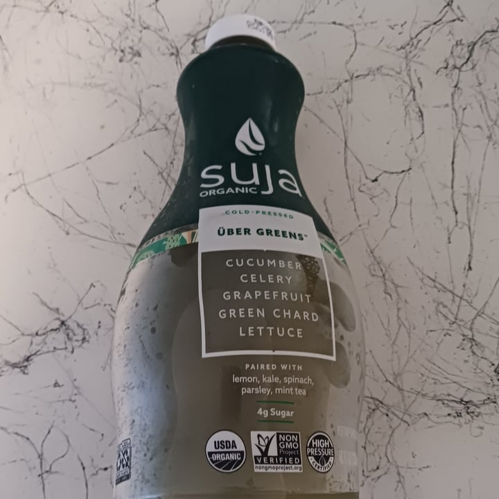 photo of Suja Juice Organic Cold Pressed Uber Green shared by @heartartichokehearts on  28 Apr 2023 - review