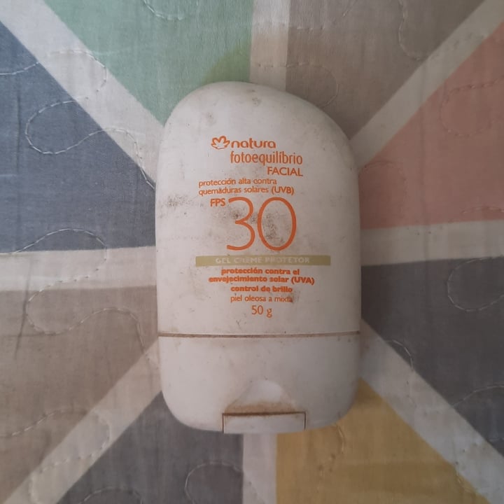 photo of Natura Gel Crema Protector Solar Facial Fotoequilibrio FPS 30 shared by @popol on  06 Jan 2023 - review