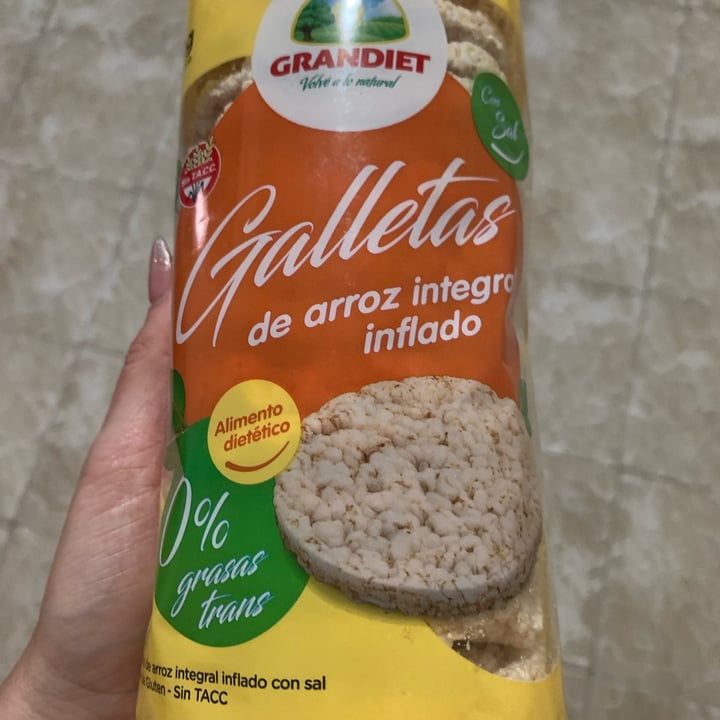 photo of Grandiet Galletas De Arroz Integral shared by @dulceanahi on  29 Mar 2023 - review