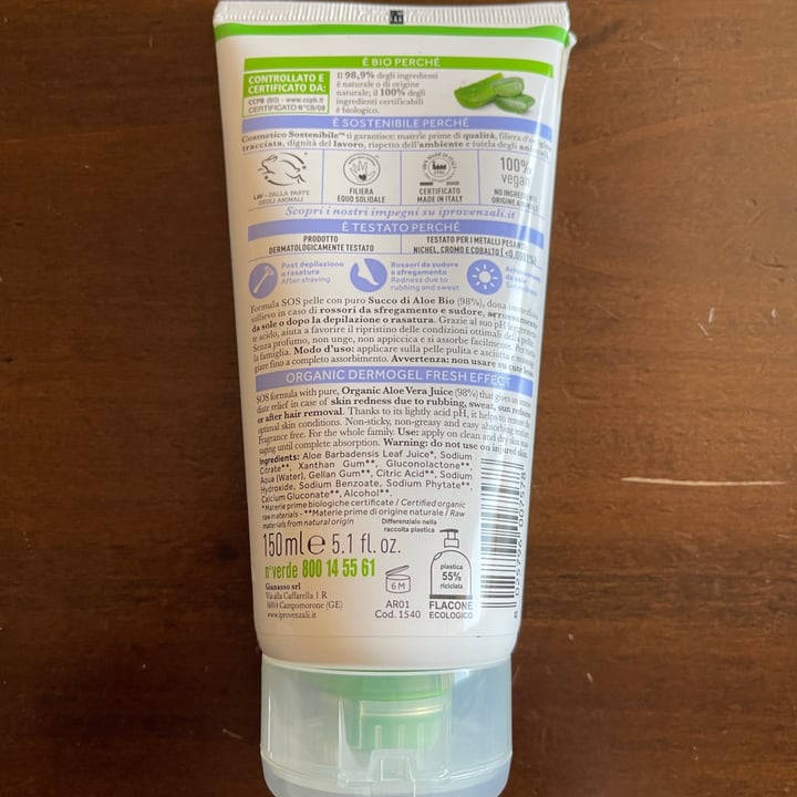 photo of I Provenzali bio Dermogel Biologico Aloe shared by @lulix on  13 Mar 2023 - review