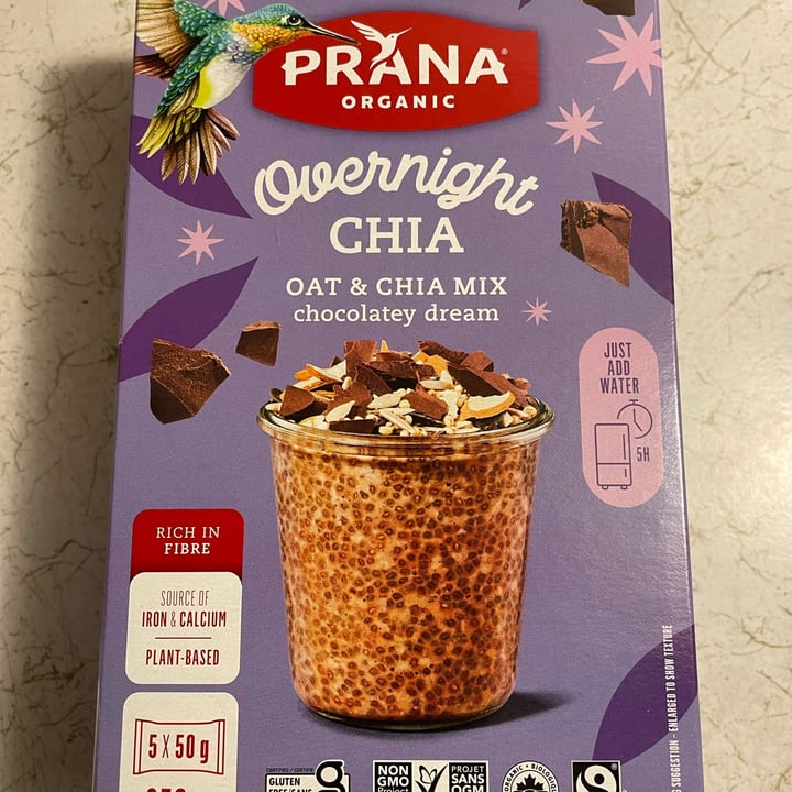 photo of Prana Overnight Oat & Chia Mix Chocolatey Dream shared by @snoooz on  28 Feb 2023 - review
