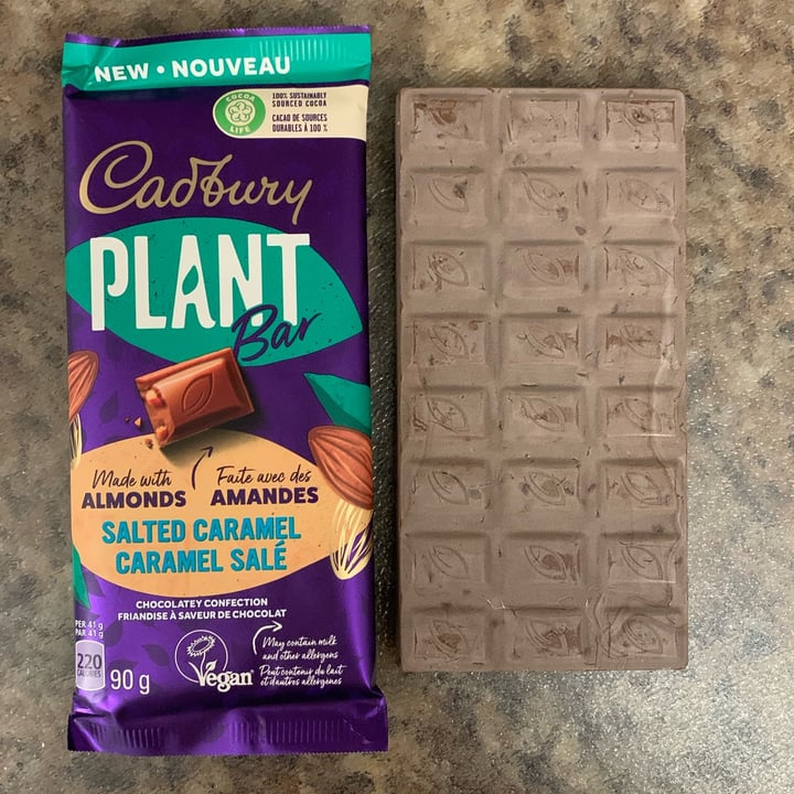 photo of Cadbury Plant Bar Salted Caramel shared by @louisg on  16 Apr 2023 - review