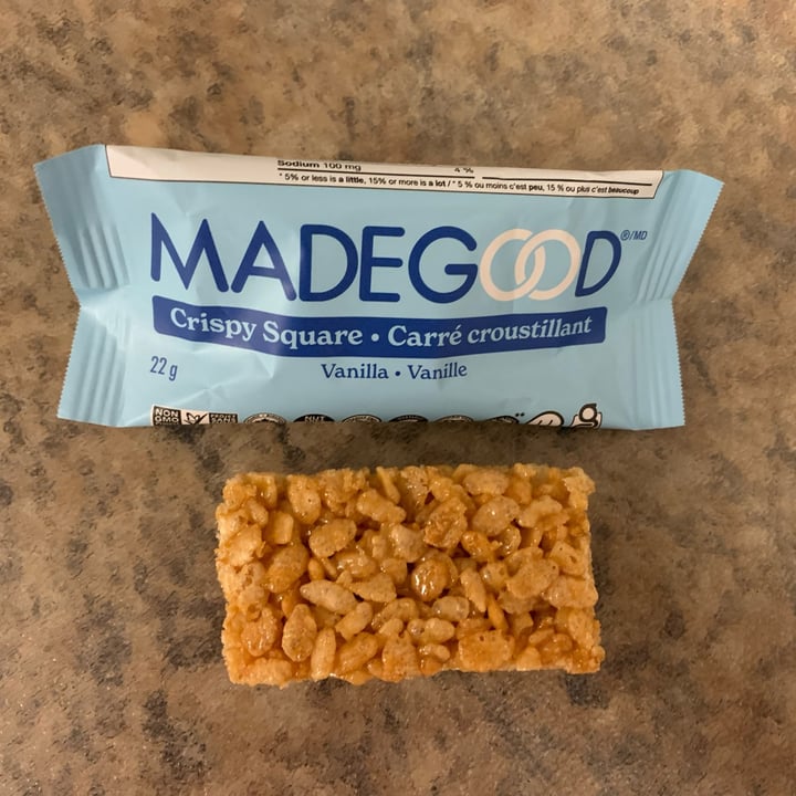 photo of Made Good Vanilla Crispy Squares shared by @louisg on  23 Mar 2023 - review